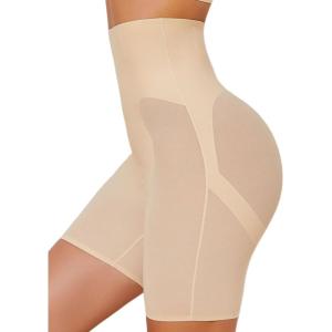imageFINETOO Tummy Control Shapewear for Women Seamless Body Shaper underwear Smooth Girdle Under DressBeige