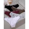 imageFINETOO Cotton Underwear for Women Cheeky Panties Sexy Hipster Bikini Underwear Elastic Waistband Stretch Briefs 5 PackAmulticolor5 Pack