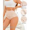 imageFINETOO Tummy Control Underwear Shapewear for Women Seamless High Waisted Panties Moderate Control Briefs S3XLC2pack