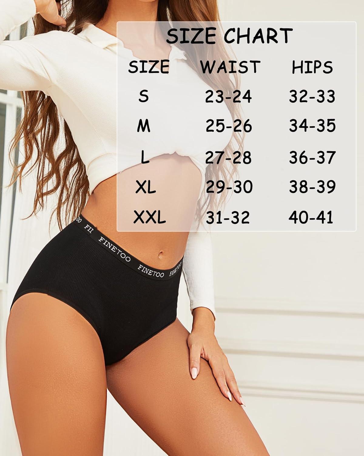 imageFINETOO 5 pack Womens Cotton Underwear Cute Panties for Women Breathable Ladies Hipster Soft BriefsColor B5