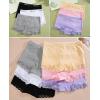 imageFINETOO Cotton Boyshort Underwear for Women Lace Boxer Briefs Full Coverage Soft Panties for Lady Girls 6 PackBlackwhitegreypinkpurplebeige