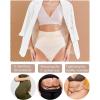 imageFINETOO Light Tummy Control Underwear Women High Waisted Briefs Plus Size Shapewear Under Dress Ladies Panties SXXXLBlacknudebrowncoffee