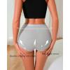 image:imageFINETOO Womens Cotton Boy Shorts Underwear Full Coverage Soft Boxer Briefs High Waisted Panties for Lady Girls 6 PackBlackgrape Purpleash Graywhitepinkbeige