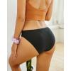 image:imageFINETOO 6 Pack Womens Seamless Hipster Underwear No Show Panties Invisibles Briefs Soft Stretch Bikini Underwears XSXLColor6c