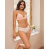 image:image6 pack Seamless Underwear for Women Sexy Low Rise Hipster Wave Edge No Show Bikini Panties Womens Cheeky SXLColor6dd