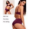 image:imageFINETOO Women Underwear Seamless Sexy High Waisted Briefs Wave Edge No Show Bikini PantiesColor a V1