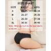 image:imageFINETOO Cotton underwear for women Cheeky Bikini Panties Low Rise Soft Lace Hipster Sexy Panty for Dailywear 6 PackBlack6