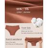 image:imageFINETOO Cotton underwear for women Cheeky Bikini Panties Low Rise Soft Lace Hipster Sexy Panty for Dailywear 6 PackColor A6