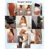 image:imageFINETOO 6 Pack Womens Seamless Underwear Full Coverage No Show Hipster Panties Sexy Stretchy Invisible Briefs Bikini LingerieColor B