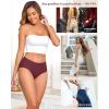 image:imageFINETOO 6 Pack Womens Seamless Underwear Full Coverage No Show Hipster Panties Sexy Stretchy Invisible Briefs Bikini LingerieColor a