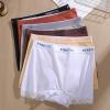 image:imageFINETOO Ladies Boxers Briefs Cotton Boy Shorts Underwear for women Stretch High Waisted Full Coverage Lace Panties 6 PackColor 3