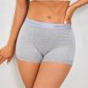 image:imageFINETOO Ladies Boxers Briefs Cotton Boy Shorts Underwear for women Stretch High Waisted Full Coverage Lace Panties 6 PackColor 3