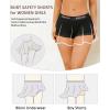 image:imageFINETOO 6 Pack Womens Underwear Cotton Boy Shorts High Waisted Full Coverage Boxer Briefs Sexy Lace Panties for Lady GirlsClassic Color