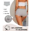 image:imageFINETOO Boyshort Underwear for Women Cotton Boxer Briefs Full Coverage Ladies BoyShorts Panties 5 PackE5pack
