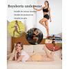 image:imageFINETOO Cotton Boyshort Underwear for Women Girls Boxer Briefs Full Coverage Soft Panties for Lady 4 PacksBeige black white gray