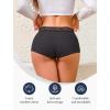 image:imageFINETOO Womens Boyshorts Underwear Soft Cotton Boxer Shorts Full Coverage Lace Panties Stretch Seamless Boxer Briefs 5 Pack