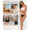 image:imageFINETOO 8 Pack Cotton Thongs for Women Sexy Gstring Thong Underwear Seamless Low Rise Tback Panties for Ladies Lingerie8 Piecesa