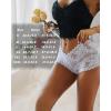 image:imageFINETOO 5 Pack Sexy Lingerie Panties for Women Pack VWaist Lace Womens Underwear French Cut Boyshorts PantyH 5packspring Schemes