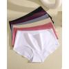 image:imageFINETOO 6 Pack Womens Seamless Underwear Full Coverage No Show Hipster Panties Sexy Stretchy Invisible Briefs Bikini LingerieColor J