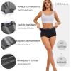 image:imageFINETOO Womens Cotton Boy Shorts Underwear Full Coverage Soft Boxer Briefs High Waisted Panties for Lady Girls 6 PackColor 6