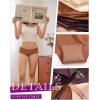 image:imageFINETOO 6 pack Seamless Underwear for Women Sexy Low Rise Hipster Wave Edge No Show Bikini Panties Womens Cheeky SXL