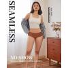 image:imageFINETOO 6 pack Seamless Underwear for Women Sexy Low Rise Hipster Wave Edge No Show Bikini Panties Womens Cheeky SXL