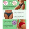 image:imageFINETOO Seamless Underwear for Women Cheeky Bikini Panties High Cut Vwaist Lace Underwear Women Cute Bikinis 6 Pack6packg