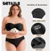 image:imageFINETOO 6 Pack Womens Seamless Hipster Underwear No Show Panties Invisibles Briefs Soft Stretch Bikini Underwears XSXLColor 8