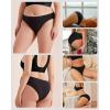 image:imageFINETOO 6 Pack Womens Seamless Hipster Underwear No Show Panties Invisibles Briefs Soft Stretch Bikini Underwears XSXLColor 8