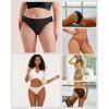 image:imageFINETOO 6 Pack Womens Seamless Hipster Underwear No Show Panties Invisibles Briefs Soft Stretch Bikini Underwears XSXLColora1