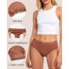 image:imageFINETOO Cotton underwear for women Cheeky Bikini Low Rise Soft Lace Hipster Ladies Sexy Panties 6 PackColor A6