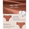 image:imageFINETOO Cotton underwear for women Cheeky Bikini Low Rise Soft Lace Hipster Ladies Sexy Panties 6 PackColor A6