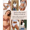 image:imageFINETOO Cotton underwear for women Cheeky Bikini Low Rise Soft Lace Hipster Ladies Sexy Panties 6 PackColor A6