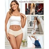 image:imageFINETOO 6 Pack Womens Seamless Underwear Full Coverage No Show Hipster Panties Sexy Stretchy Invisible Briefs Bikini LingerieColor L