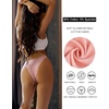 image:imageFINETOO Womens Underwear Cotton High Cut String Bikini Panties Low Rise Hipster Ladies Sexy Cheeky Underwear 6 PackB6pack