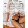 image:imageFINETOO Womens Underwear Cotton High Cut String Bikini Panties Low Rise Hipster Ladies Sexy Cheeky Underwear 6 PackBlack6pack