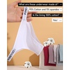 image:imageFINETOO Womens Underwear Cotton High Cut String Bikini Panties Low Rise Hipster Ladies Sexy Cheeky Underwear 6 PackD6pack