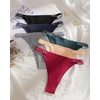 image:imageFINETOO Womens Underwear Cotton High Cut String Bikini Panties Low Rise Hipster Ladies Sexy Cheeky Underwear 6 PackF6pack