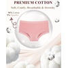 image:imageFINETOO Cotton Underwear for Women Sexy Boy Shorts Breathable Cheeky Lace Trim Panties Cheeky Underwear Womens LingerieBlackwhiteskin Tonepinkgraybrick Yellow