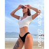 image:imageFINETOO 6 Pack Cotton Underwear for Women Cute Low Rise Bikini Panties High Cut Breathable Sexy Hipster Womens Cheeky S3XLSet4pack