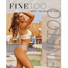 image:imageFINETOO Seamless Thongs for Women 6 Pack Sexy VWasit Womens Underwear No Show Tback Panties for WomenA 6 Packblack1 Purple1 Khaki1 Silver Blue1 Wine1 Pink1 