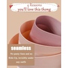 image:imageFINETOO 6 Pack Thongs for Women Seamless Breathable Underwear No Show Floral Print Panties Invisible Hipster XSXL3 Black 3 Apricot