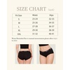 image:imageFINETOO Cotton Underwear for Women Breathable Cheeky Stretch Soft Bikini Sets for Ladies Panties 6 PackBlack  White  Gray  Light Purple  Light Blue  Apricot