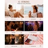 image:imageFINETOO 8 Pack Cotton Thongs for Women Sexy Gstring Thong Underwear Seamless Low Rise Panties for Ladies Lingerie XSXXL8 Piecesa