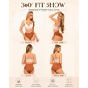image:imageFINETOO Cotton Underwear for Women High Waisted Womens Underwear Pack Sexy Lace Cheeky Panties BriefA