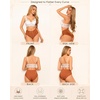 image:imageFINETOO Cotton Underwear for Women High Waisted Womens Underwear Pack Sexy Lace Cheeky Panties BriefB
