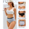 image:imageFINETOO Cotton Underwear for Women Soft Breathable Panties 5 Pack Stretch Bikini Briefs No Rolling Everyday Womens UnderwearVine1