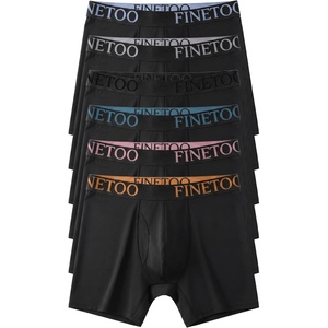 image:imageMens Boxer Briefs Cotton MoistureWicking Breathable Underwear 6 Pack  No RodeUp HormoneFriendly 3D UPouch TagFree Design Stretchy Fit for AllDay Comfort Ideal for Work And Daily WearMixed Colorsa
