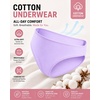 image:imageFINETOO Cotton Underwear for Women Sexy Cheeky Bikini Panties Lingerie  6 PackLow Rise Cheeky Soft Breathable Cotton Bikini PantiesUnderwear WomenPlus Size Lingerie Outfits Clothes ClothingSet2