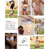 image:imageFINETOO Cotton Underwear for Women Sexy Cheeky Bikini Panties Lingerie  6 PackLow Rise Cheeky Soft Breathable Cotton Bikini PantiesUnderwear WomenPlus Size Lingerie Outfits Clothes ClothingSet5
